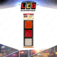 LED Autolamps Stop Tail Indicator Reverse Triple Light 97 LED Lamp Blister