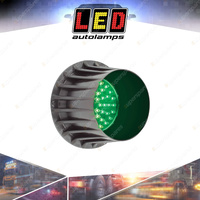 LED Autolamps Green Traffic Arrow Board Light 48 LED Lamp Single Bulk Box