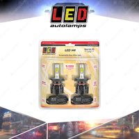 LED Autolamps H4 LED HeadLight High/Low Beam 9x3 Watts/Cluster Twin Blister