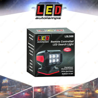 LED Autolamps Remote Controlled LED Search Light 225m Spot Beam 10-30V