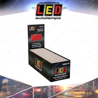 LED Autolamps Red Reflex Reflector 70x30x6mm Truck Caravan Trailer Box of 50