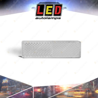 LED Autolamps White Reflex Reflector with 3M Tape Truck Caravan Box of 100