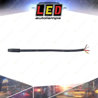 LED Autolamps GenII Female Plug and Cable with 4 Pins 4 Core to Open Wire