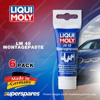 6 x Liqui Moly LM 48 Anti Seize Paste 50g Montagepaste Assembly Lube