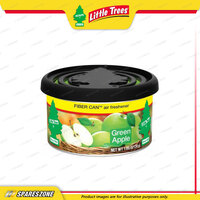 Little Trees Green Apple Fragrance Fiber Can Tin Container Air Freshener