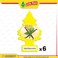 2 x Little Trees Vanillaroma Air Fresheners - Car Truck Taxi Uber Home Pack of 3