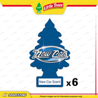 2 x Little Trees New Car Air Fresheners - Car Truck Taxi Uber Home Pack of 3