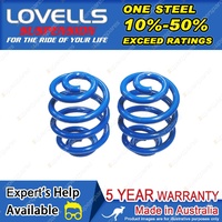 Lovells Rear Super Low Coil Springs for Ford Falcon XE XF Sedan 6CYL 8CYL