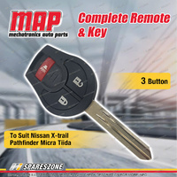 MAP Complete 3 Button Remote for Nissan X-Trail T30 T31 Pathfinder Micra Tiida