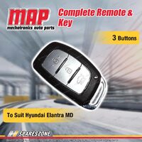 MAP Complete 3 Button Remote Requires With Scan Tool for Hyundai Elantra MD