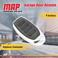 MAP Universal Garage Door 4 Button Remote Not Compatible Trio Code 128 Systems