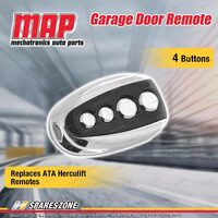 MAP Universal Garage Door 4 Button Remote Various ATA PTX4 Herculift Devices