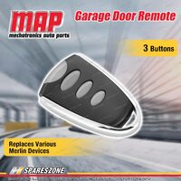 MAP Universal Garage Door 3 Button Remote Replaces Suits Various Merlin Devices