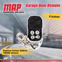 MAP Universal Garage Door 4 Button Remote Various Gliderol TM305C Devices