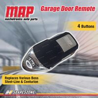 MAP Universal Garage Door 4 Button Remote Suits Boss Steel-Line & Centurion