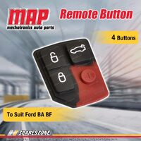 MAP 4 Button Key Fob Remote Button Replacement for Ford BA BF Sedan Wagon