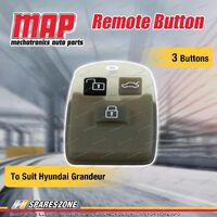 MAP 3 Button Remote Button and Shell Replacements for Hyundai Grandeur