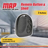MAP 3 Button Remote Button & Shell Replacement for Holden Commodore VS VZ