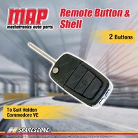 MAP 2 Button Remote Button & Shell Replacement Flip Key for Holden Commodore VE