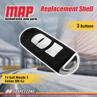 MAP 3 Button Replacement Shell Requires Key Cutting for Mazda 3 Sedan BM GJ