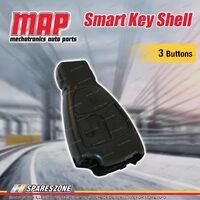 MAP 3 Button Remote Control Smart Key Shell Replacement for Mercedes Benz