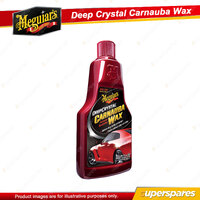 Meguiar's Deep Crystal Carnauba Wax 311g - Long Lasting High Gloss Protection