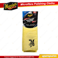 Meguiar's Microfibre Polishing Cloths Twin Pack Car Wash Cloth Super Absorbent