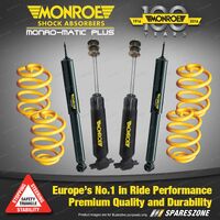 Monroe Shock Absorbers & King Lower Springs for Holden Statesman HQ HX HZ WB