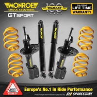 Monroe GT Sport Shocks King Super Low Spring for Ford Falcon Fairmont BFII Sedan