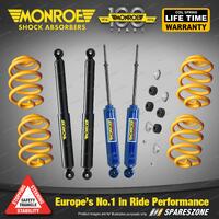 Monroe GT Sport Shocks King Lower Spring for Holden Commodore VS II 6CYL S/Wagon