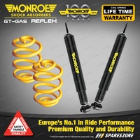 Rear Lowered Monroe Shock Absorbers King Springs for BMW 3 E30 318i Sport Sdn