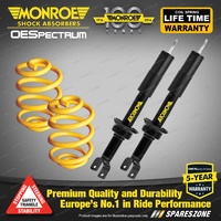 Front Lowered Monroe Shock Absorbers King Springs for CHRYSLER 300C Sedan Wagon