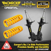 Front STD Monroe Shock Absorbers King Springs for MITSUBISHI LANCER CE 98-03