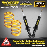 Rear Lowered Monroe Shock Absorbers King Springs for MITSUBISHI LANCER CA CB CC