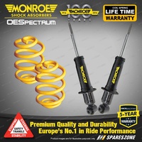 Rear Lowered Monroe Shock Absorbers King Springs for MITSUBISHI LANCER CG CH VRX