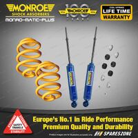 Rear STD Monroe Shock Absorbers King Springs for MITSUBISHI LANCER CE Sdn Coupe