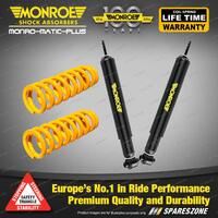 Front STD Monroe Shock Absorbers King Springs for NISSAN STANZA A10 SUNNY VB310