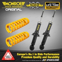 Rear Standard Monroe Shock Absorbers King Springs for NISSAN PULSAR N15 RF SSS