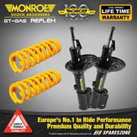 Front STD Monroe Shock Absorbers King Springs for FORD FALCON EB ED Sedan Wagon