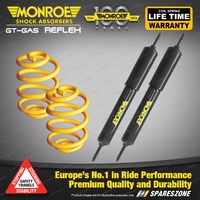 Rear Lower Monroe Shock Absorbers King Springs for FORD CORTINA TE TF Sdn 4 6CYL