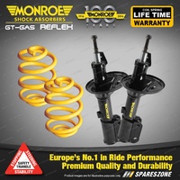 Front Lower Monroe Shock Absorbers King Spring for HOLDEN COMMODORE VY VYII 8CYL