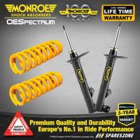 Front STD Monroe Shock Absorbers King Springs for HOLDEN COMMODORE VE II Sedan