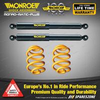 Rear Lower Monroe Shock Absorbers King Springs for HOLDEN TORANA LH UC Sdn Hatch