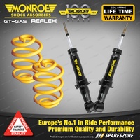 Rear Super Low Monroe Shocks King Springs for Holden Commodore VE VF Wagon