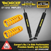 Rear Standard Monroe Shock Absorbers King Springs for HOLDEN STATESMAN WL Sedan