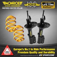 Rear Lowered Monroe Shock Absorbers King Springs for TOYOTA CAMRY ACV36R MCV36R