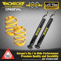 Rear Lower Monroe Shock Absorbers King Springs for TOYOTA ECHO Sedan Hatch 99-05