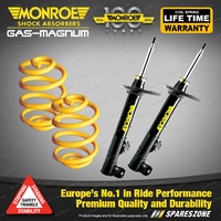 Front Lower Monroe Shock Absorbers King Springs for BMW X SERIES E53 X5 3.0 4.4