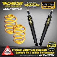 Rear Lowered Monroe Shock Absorbers King Springs for CHRYSLER 300C All Sedan