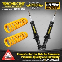 Rear STD Monroe Shock Absorbers King Springs for MITSUBISHI VERADA KS V6 91-96